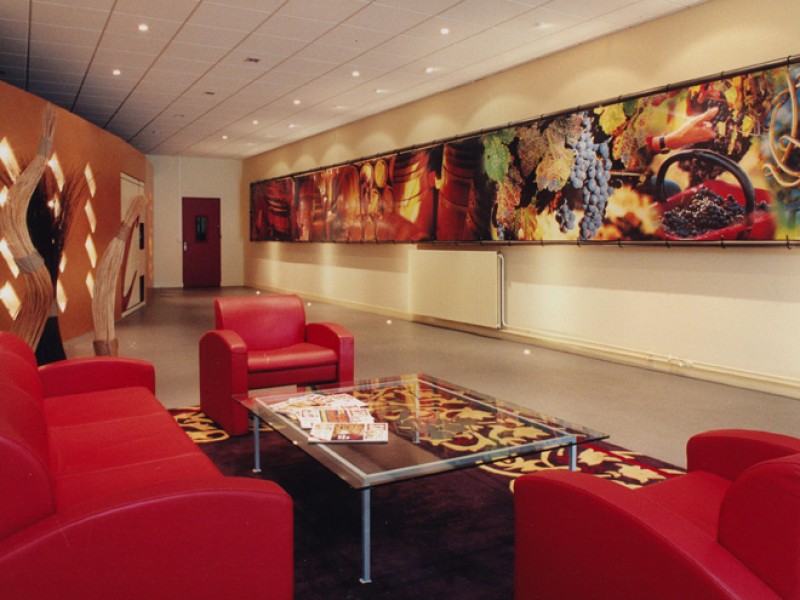 Hall d'accueil chez Castel 