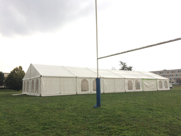 Chapiteau 2 pentes 10X30 sur le terrain de Bordeaux Science Agro 