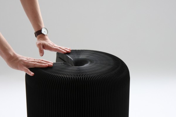 Assise - Pouf noir