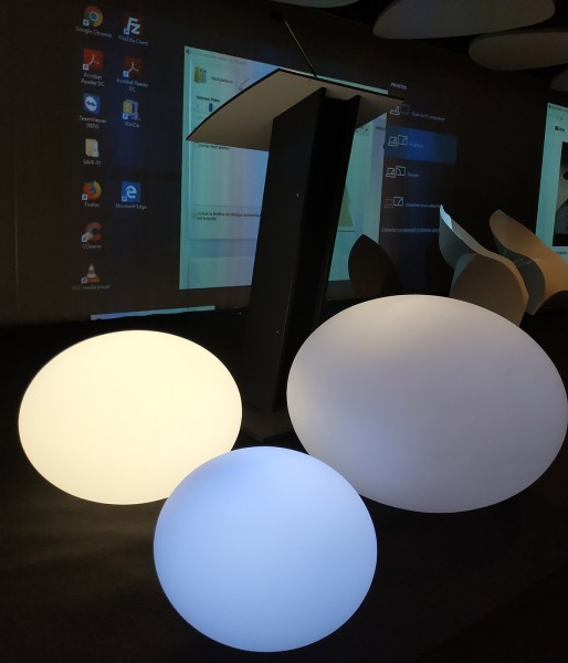 Sphères Lumineuses, Galets