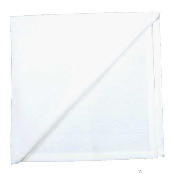 Serviette de table blanche