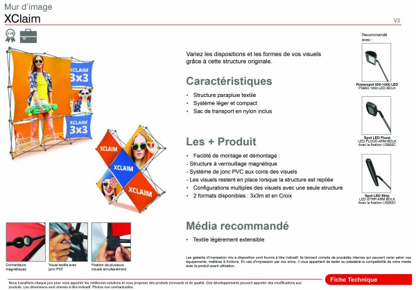 Mur d’image Textile 