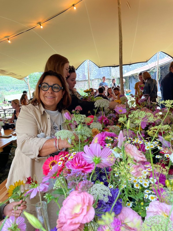 Réception familiale sous chapiteau stretch