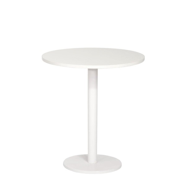 Guéridon blanc diam.80 & Diam.60