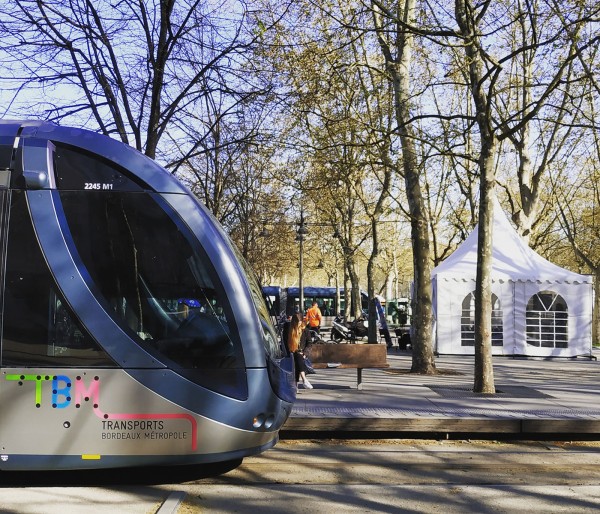 Pagode 5x5 sur les Quinconces à Bordeaux 