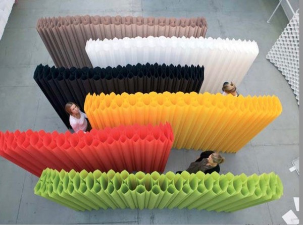 Cloison décorative en papier classé M1