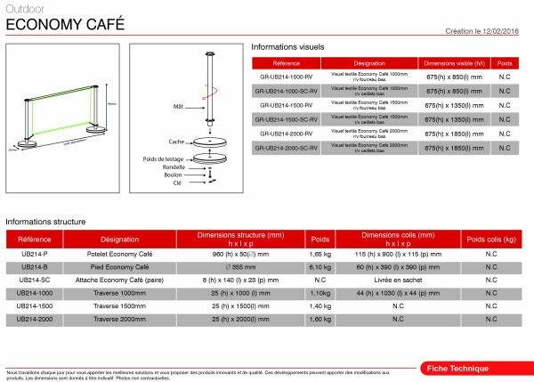 Délimitateur d'espaces 1