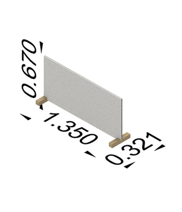 PANNEAU ACOUSTIQUE HORIZONTAL