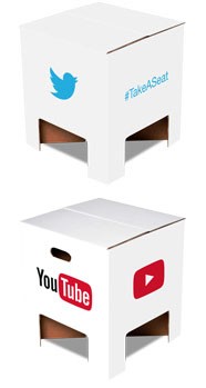Tabouret en carton
