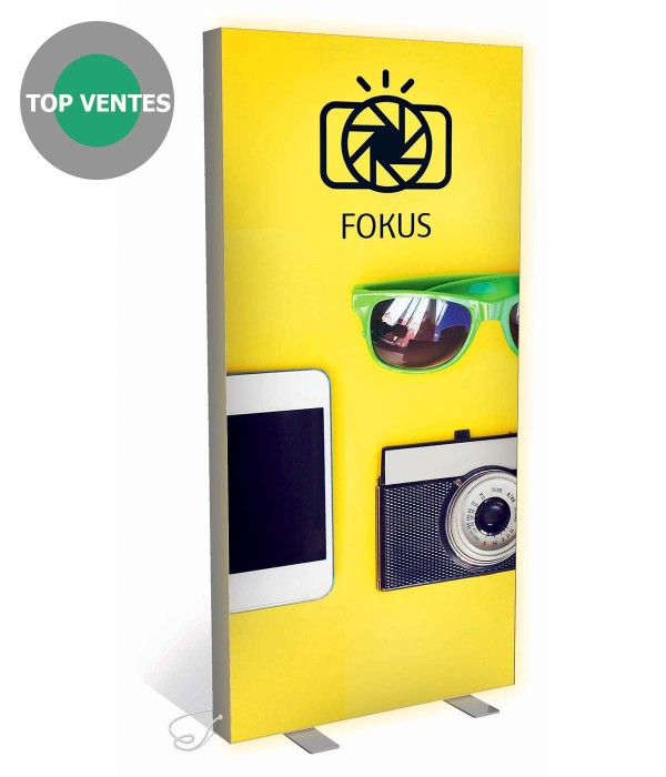 Cadre Tissu lumineux Autoportant ou Mural - Vector Led